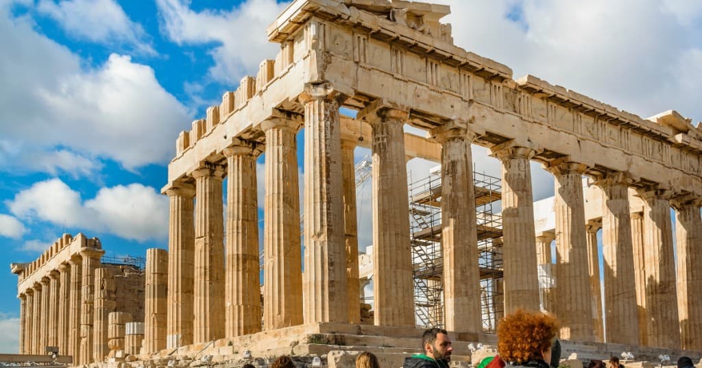 Atina Akropolünde Parthenon — Yunanistan vize ve oturum rehberi