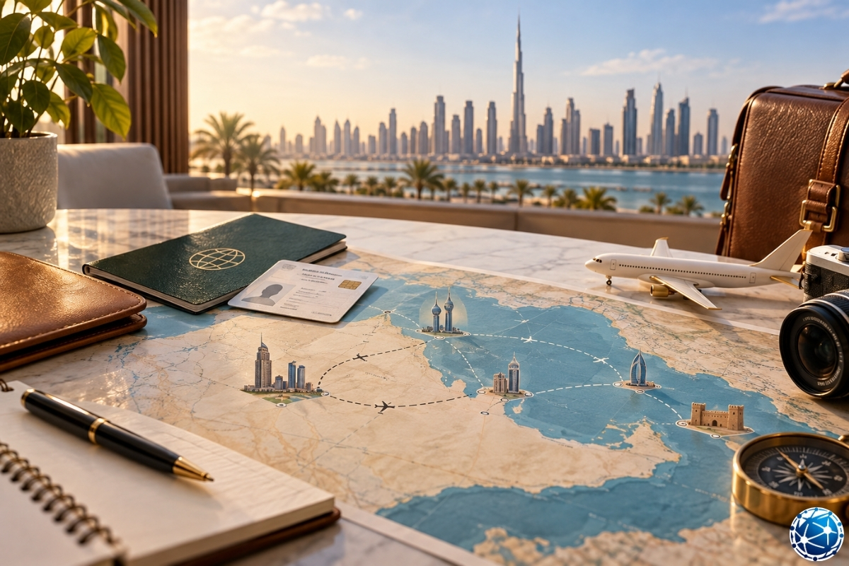 Dubai Körfez oturum vizesi 2026 kapsamında Suudi Arabistan, Katar, Kuveyt, Bahreyn ve Umman
