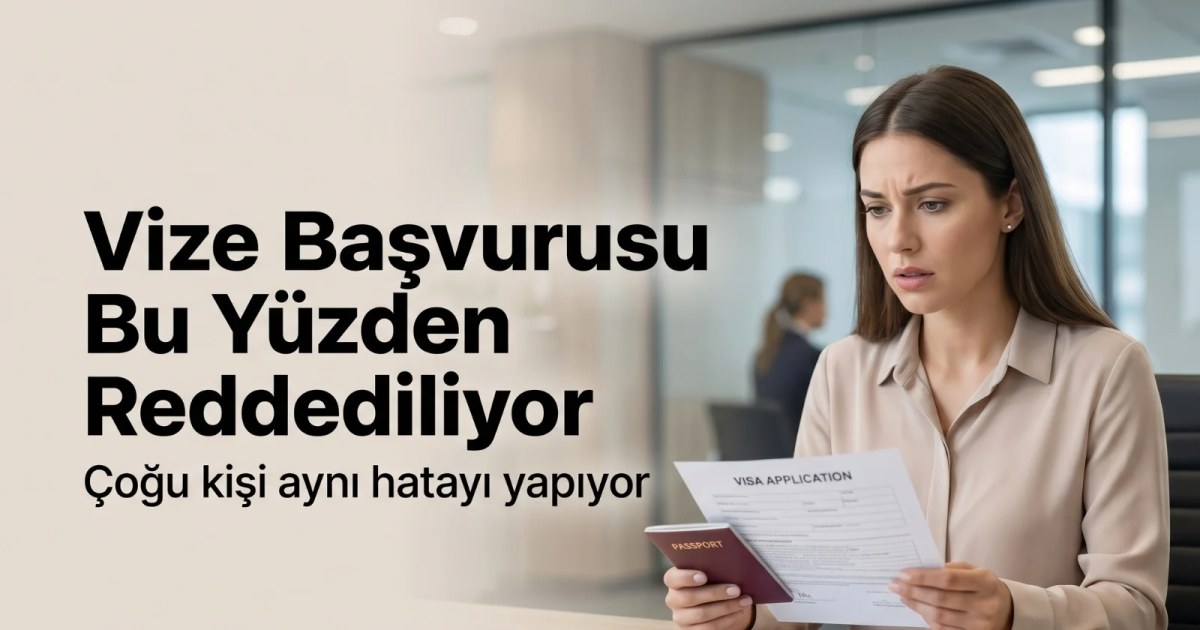 Vize başvuru sürecinin adımlarını gösteren profesyonel rehber görseli