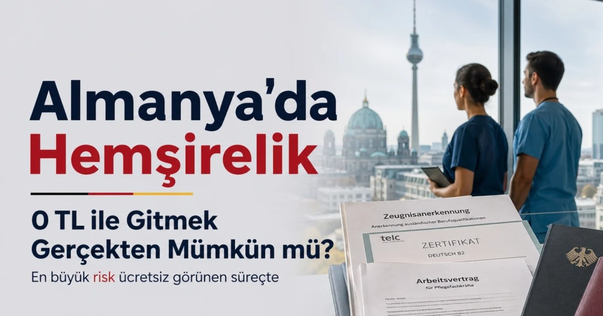 Almanya’ya hemşire ve fizyoterapist göç sürecini anlatan profesyonel kapak görseli