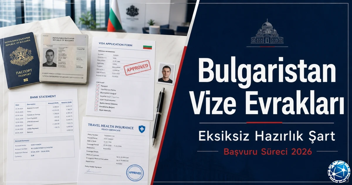 Bulgaristan vize başvurusu için gerekli belgeler ve evrak hazırlama süreci