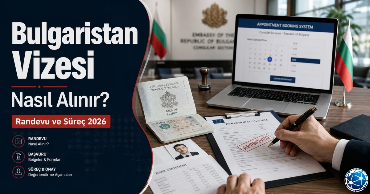 Bulgaristan Vizesi Nasıl Alınır? Randevu ve Süreç 2026