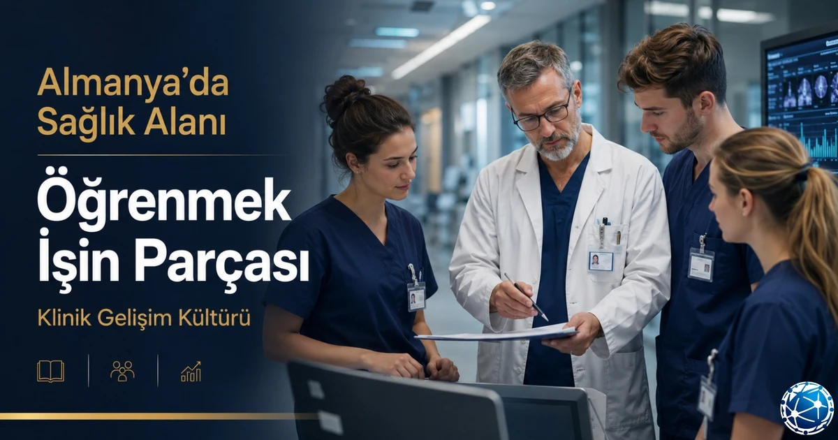 Almanya’da sağlık çalışanlarının ekip içi öğrenme ve klinik gelişim sürecini temsil eden sahne