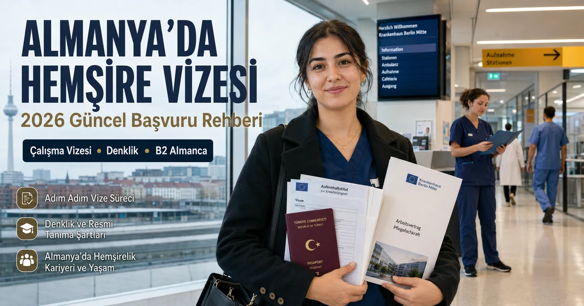 Almanya’da çalışma vizesi sürecindeki hemşire adayı ve modern Alman sağlık sistemi