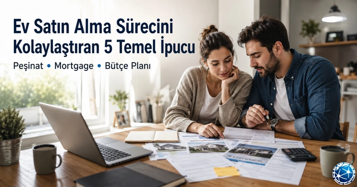 Ev satın alma sürecinde bütçe, mortgage ön onayı ve peşinat planlaması yapan alıcılar konut seçeneklerini değerlendiriyor.