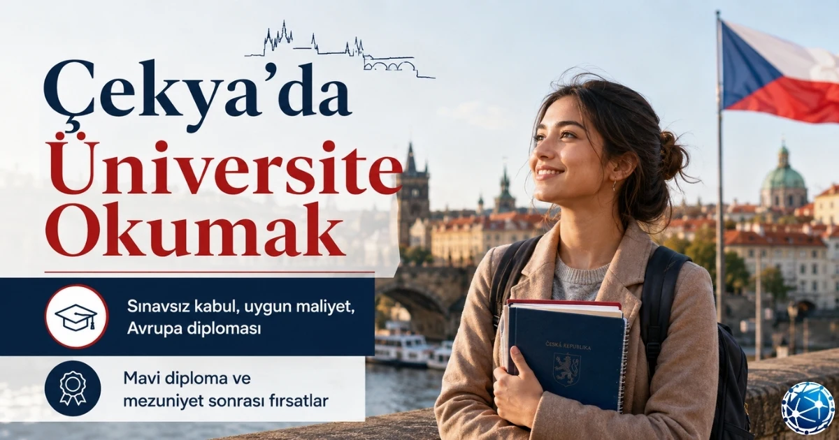 Çekya’da üniversite okumak isteyen öğrenci, sınavsız kabul, okul ücretleri, yaşam maliyeti ve öğrenci vizesi sürecini değerlendiriyor.