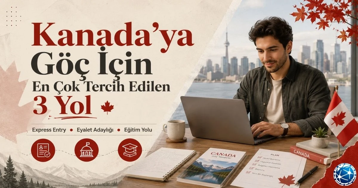 Kanada’ya göç için Express Entry, eyalet adaylığı ve eğitim seçeneklerini araştıran aday