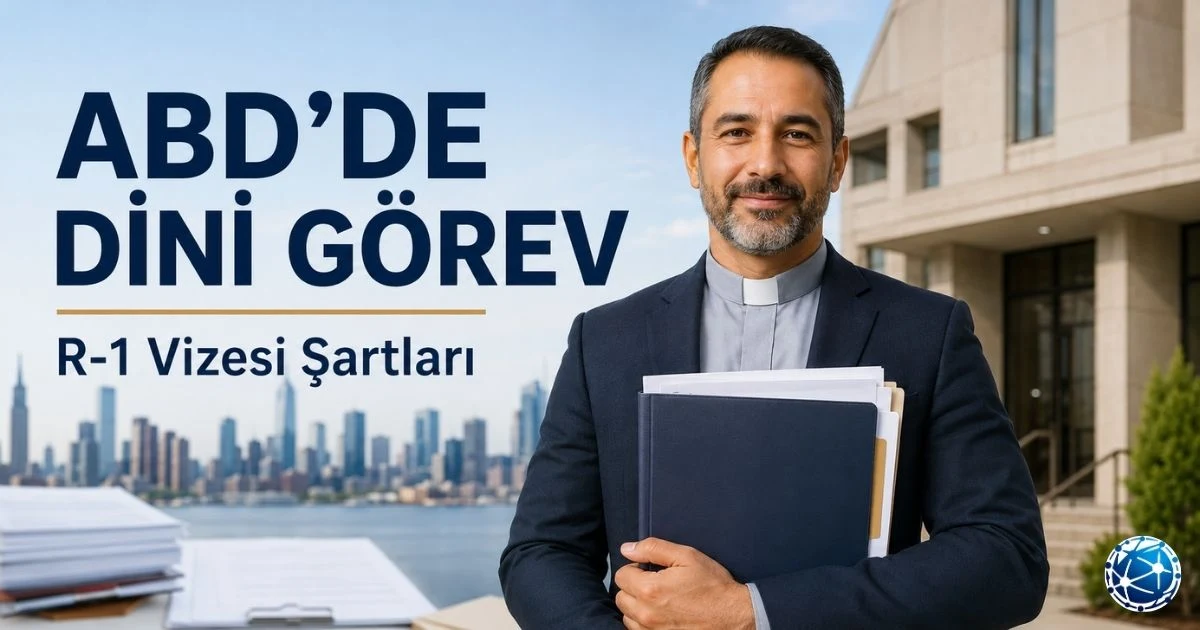 ABD’de dini bir görev için başvuru belgelerini inceleyen R-1 vizesi adayı