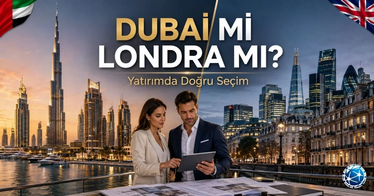 Dubai ve Londra gayrimenkul yatırımlarının getiri ve risklerini karşılaştıran yatırımcı