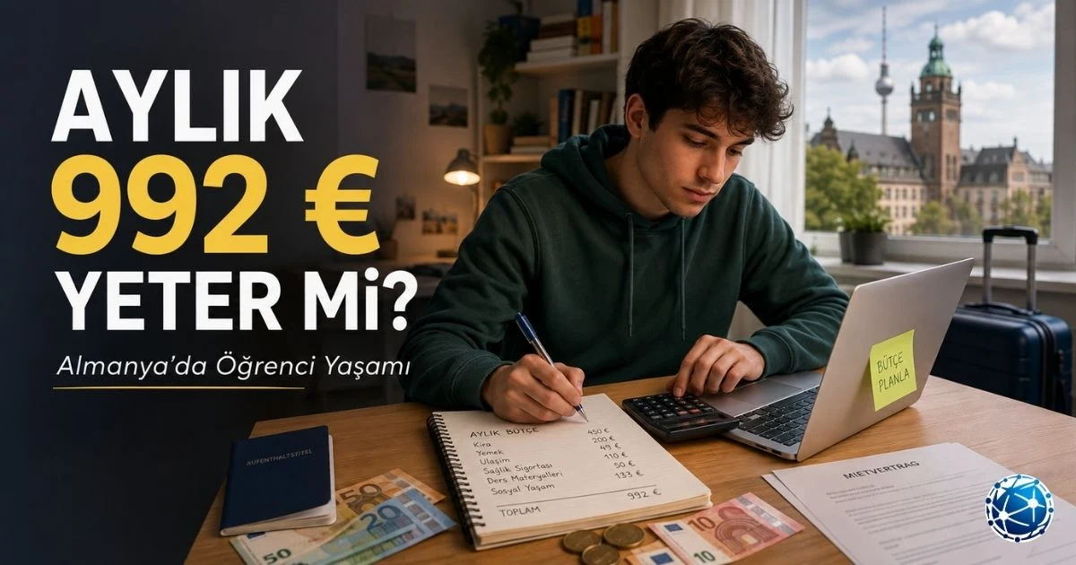 Almanya’da eğitim için aylık yaşam giderlerini ve öğrenci bütçesini planlayan aile