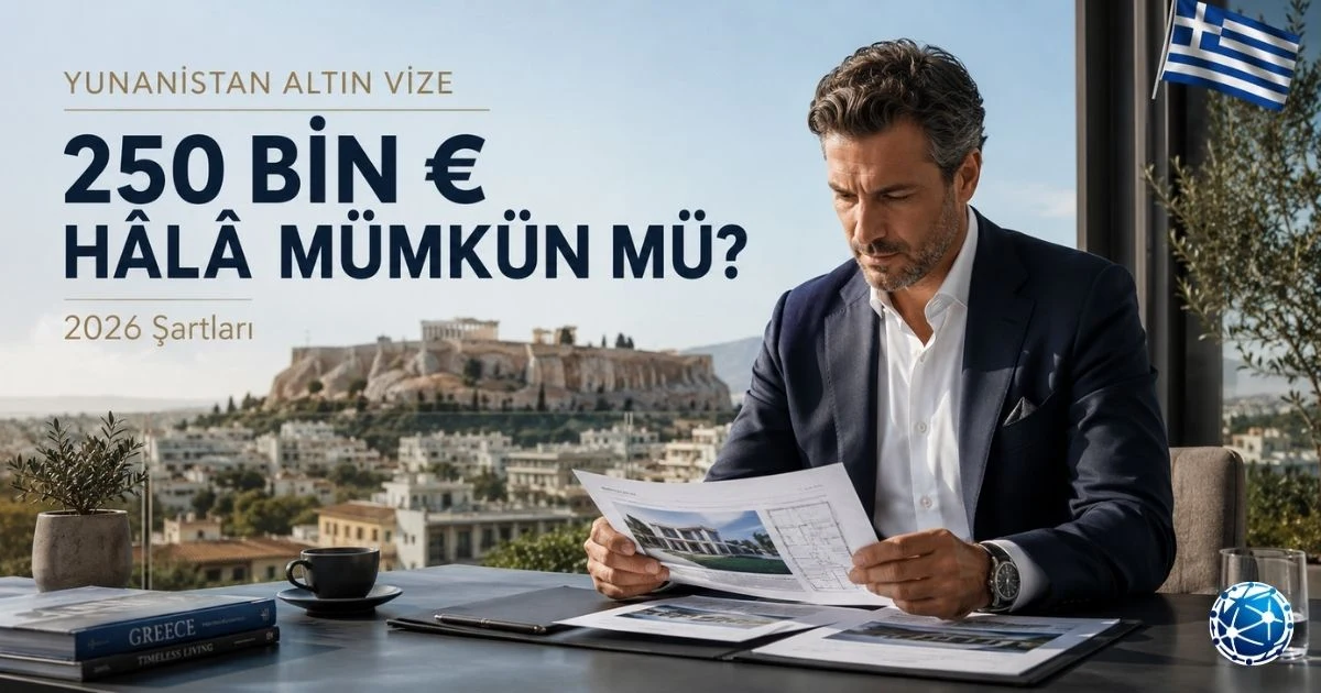 Yunanistan Altın Vize yatırım tutarlarını ve gayrimenkul seçeneklerini inceleyen yatırımcı