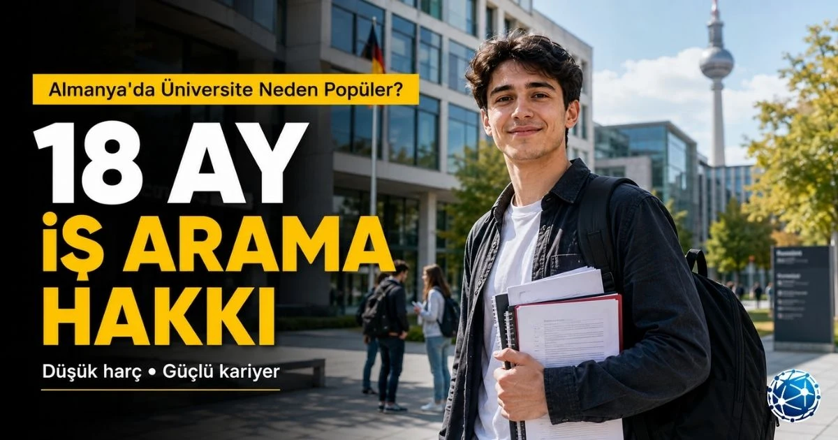Almanya’da üniversite eğitimi, başvuru şartları ve mezuniyet sonrası kariyer seçeneklerini araştıran öğrenci