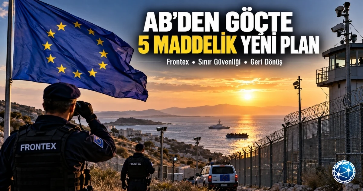 AB’nin düzensiz göç, Frontex ve dış sınır güvenliğine yönelik 5 maddelik yeni eylem planı