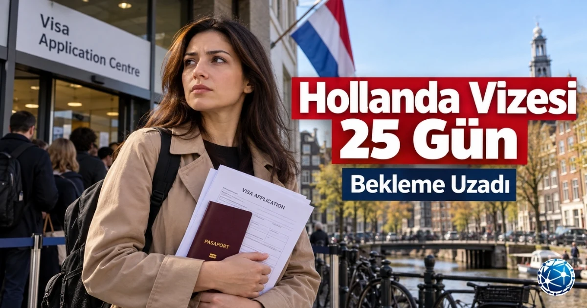 Hollanda Schengen vizesinde 25 güne çıkan işlem süresi ve başvuru sahiplerini etkileyen yoğunluk