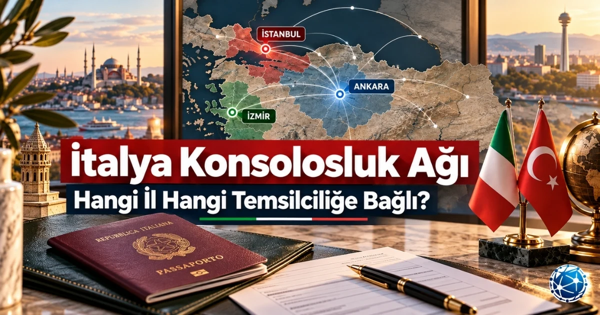 İtalya Konsoloslukları: 81 İlin Yetkili Temsilcilik Listesi